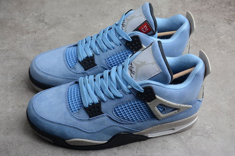 Air Jordan Retro 4 University Blue Tech Grey