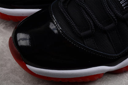 Air Jordan Retro 11 Low BG Bred Black/True Red-White