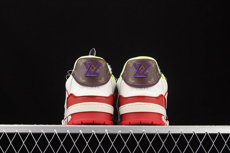 Louis Vuitton Trainer Neon Red