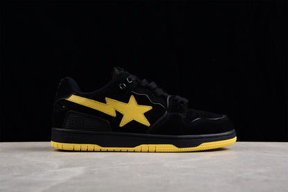 BATHING APE®  Sk8 Sta 'Black Electric Yellow'