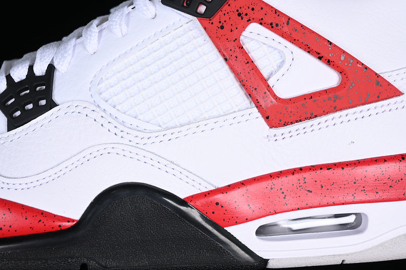 Air Jordan Retro 4 Red Cement White-Black