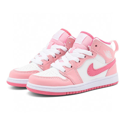 Kids Air Jordan 1 High  'White Light Pink'