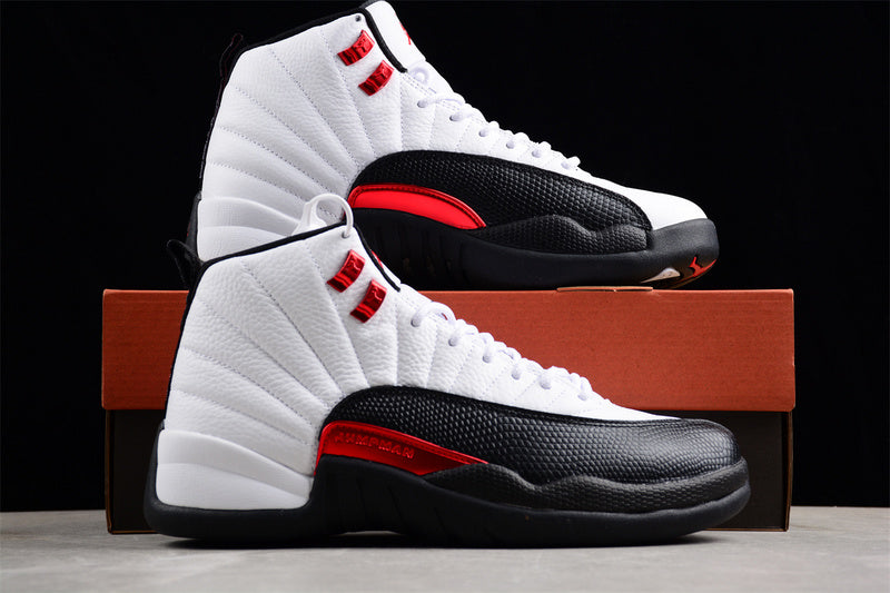 Air Jordan Retro 12 Red Taxi White-Black