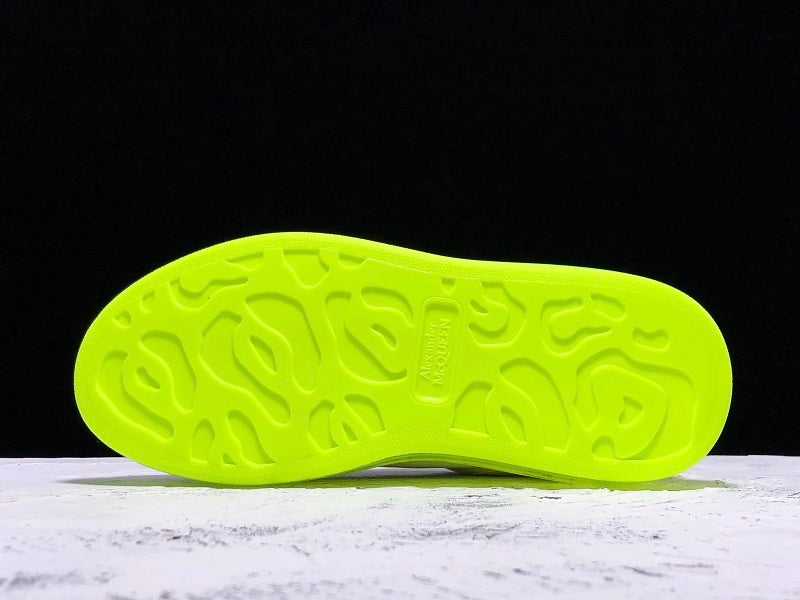 Alexander McQueen Sole Clear White-Neon Green