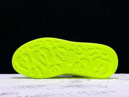 Alexander McQueen Sole Clear White-Neon Green