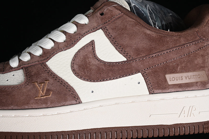 Air Force One Low X Louis Vuitton White-Brown