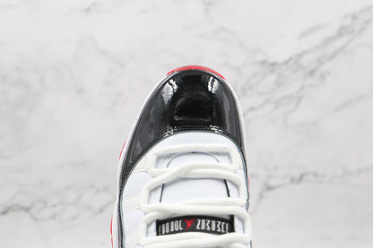 Air Jordan Retro 11 Low White/Black-True Red