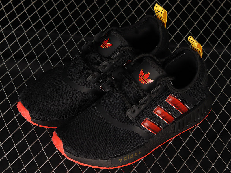 Adidas NMD Core Black/Red -Yellow