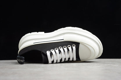 Alexander McQueen Tread Slick Low Lace Up White Black