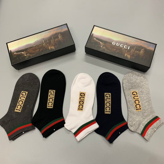 Gucci Low Socks 5 Pack