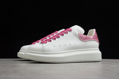 Alexander McQueen Oversized White-Pink Glitter