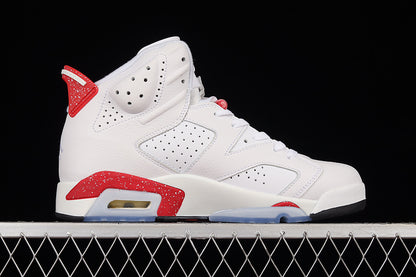 Air Jordan Retro 6 White-Red