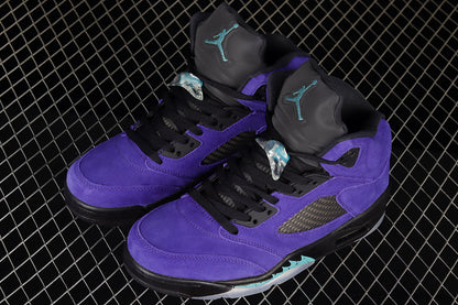 Air Jordan Retro 5 Alternate Grape/Black/Ice/Clear/New Emerald