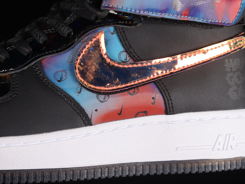 Air Force One High Have A Good Game Black/White-Multi Color