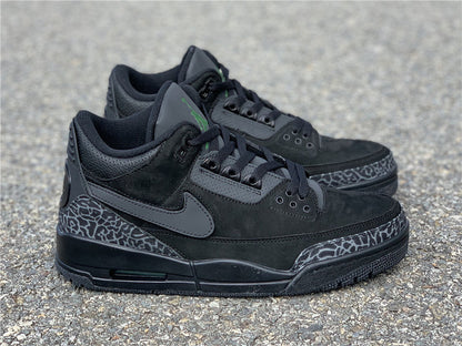 Air Jordan Retro 3 Tinker Black Cat/Black-Grey