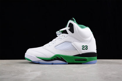 Air Jordan Retro 5 Burgundy White/Green-Black