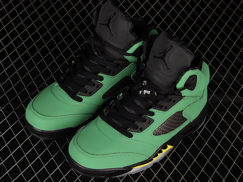 Air Jordan Retro 5 Oregon Green Apple/Black