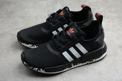 Adidas NMD R1 Core Black/White-Red