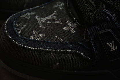 Louis Vuitton Trainer Monogram Black-Grey Denim