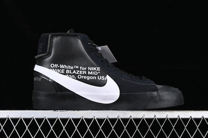 NK Blazer MID X Off White All Hallows EVE White/Black-Grey