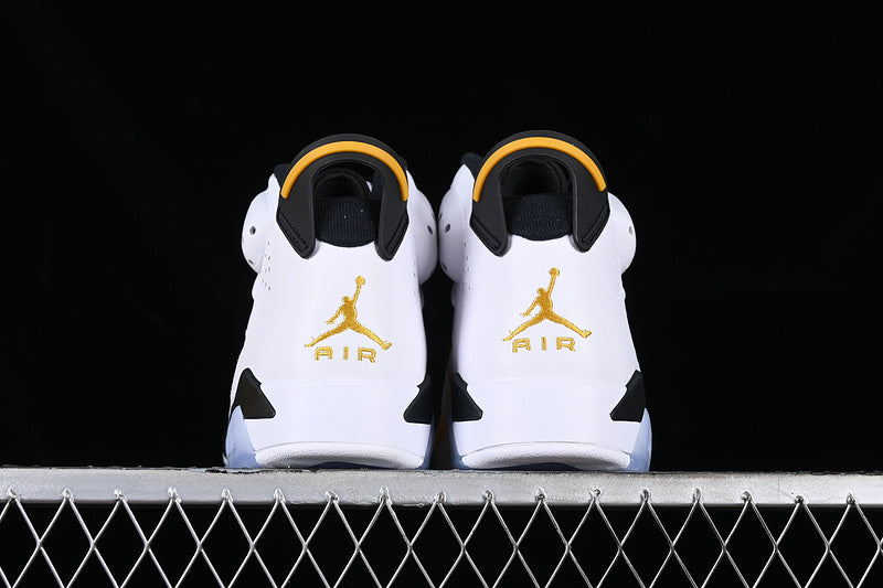 Air Jordan Retro 6 Yellow Ochre White/Black-Gold