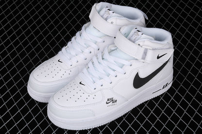 Air Force One Mid 07 White-Black