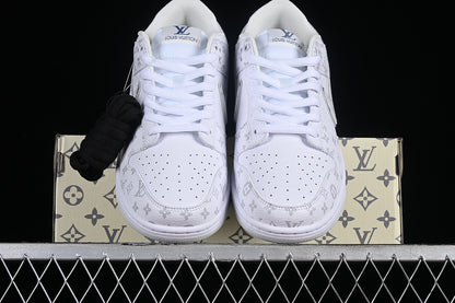 Sb Dunk X Louis Vuitton White/Grey