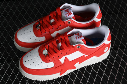 BAPE Bapesta Os Ladies 'White Red'