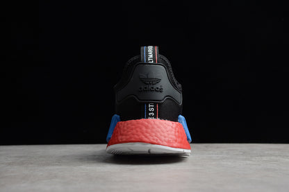 Adidas NMD R1 Core Black/Blue-Lush Red