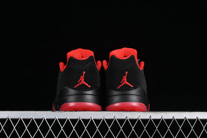 Air Jordan Retro 5 Low Black/Gym Red-Metallic Hematite