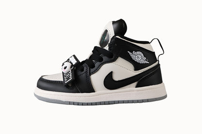 Kids Air Jordan 1 High  'Panda Black White'