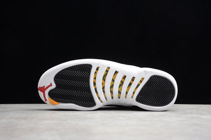 Air Jordan Retro 12 Reverse Taxi Black-White