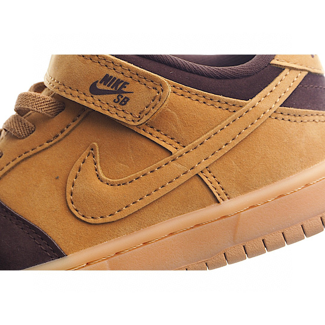 Kids Nike Dunk Low Brown Pack