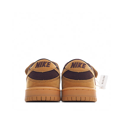 Kids Nike Dunk Low Brown Pack