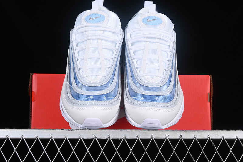 Air Max 97 White/Wolf Grey/Baby Blue-Blue