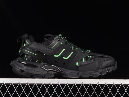 Balenciaga Track Black-Neon Green