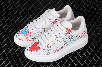 Alexander McQueen Sole White-Graffiti