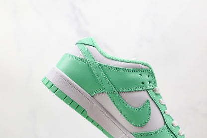 SB Dunk Low White/Green Glow