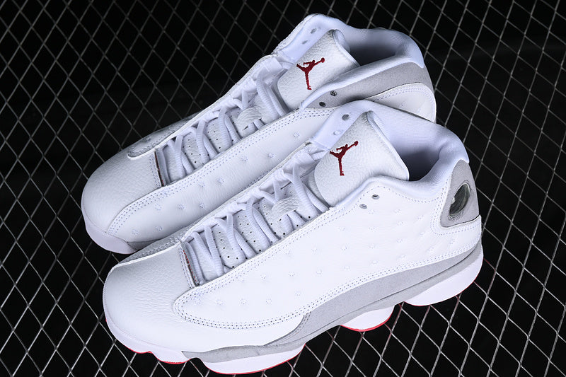 Air Jordan Retro 13 White/Grey-Red