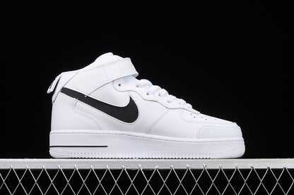 Air Force One Mid 07 White-Black