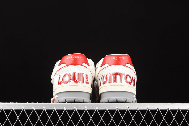 Louis Vuitton Trainer Low 'White Red Mesh'