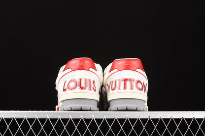 Louis Vuitton Trainer Low 'White Red Mesh'