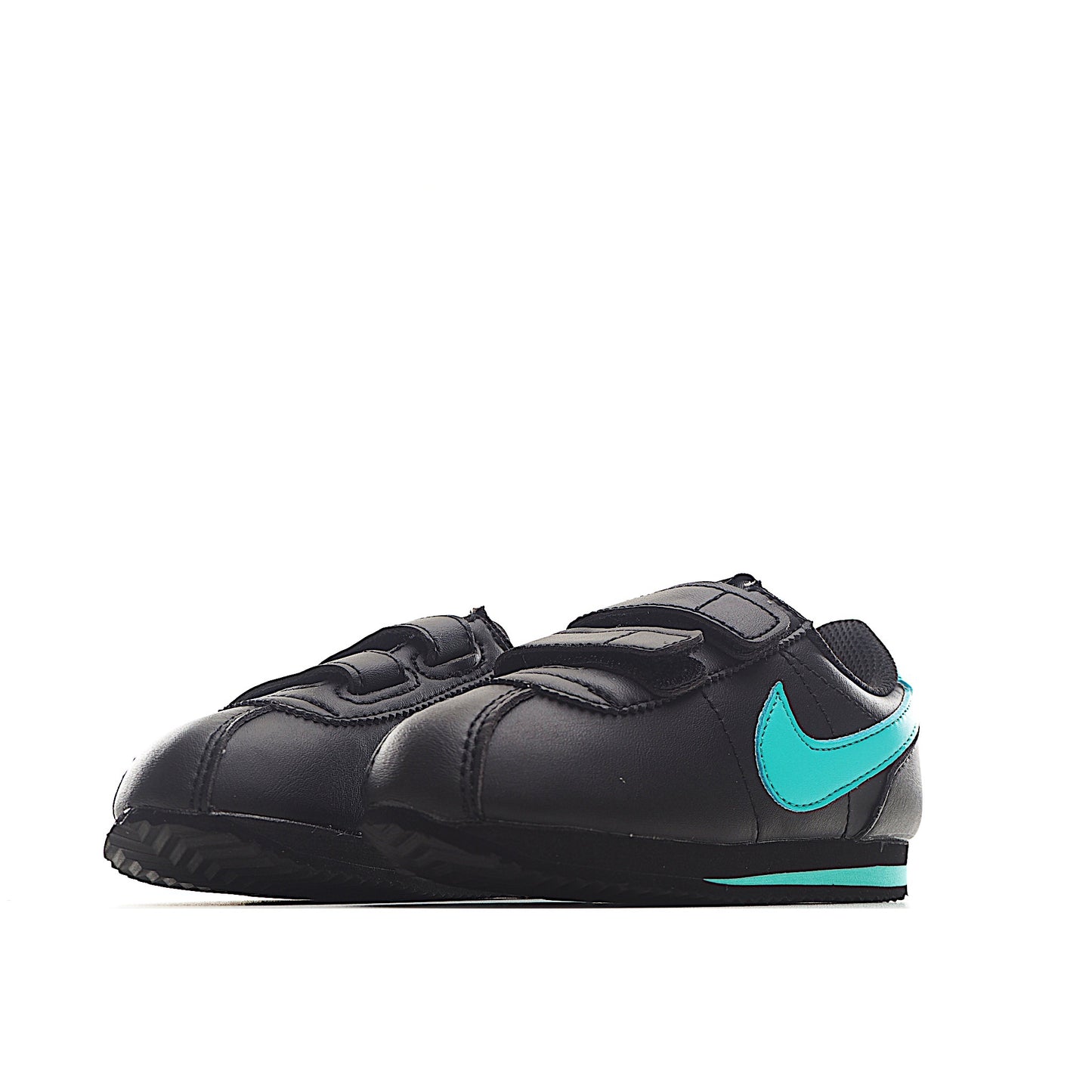 Kids Nike Baby Cortez  Black Turquoise