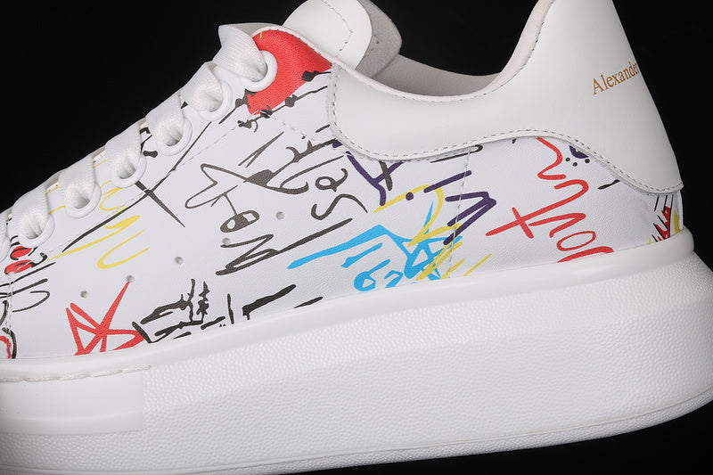 Alexander McQueen Sole White-Graffiti