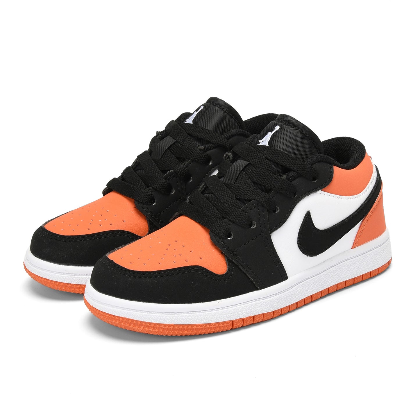 Kids Air Jordan 1 Low 'Black Orange White'