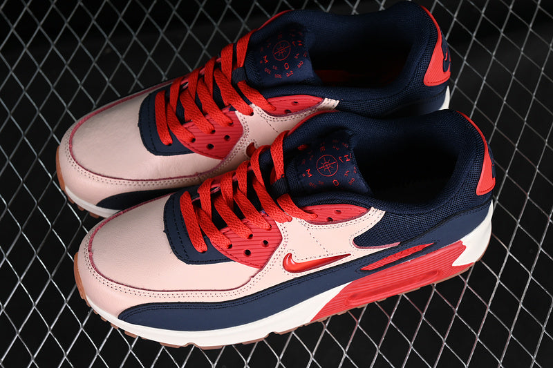 Air Max 90 PRM Blue White/Pink-Red