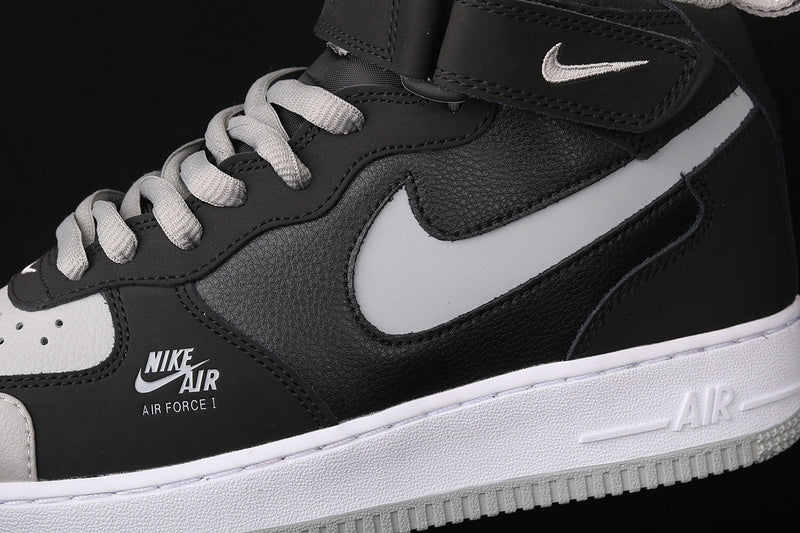 Air Force One Mid 07 Shadow Grey/Black-White