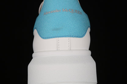 Alexander McQueen Oversized White-Sky Blue