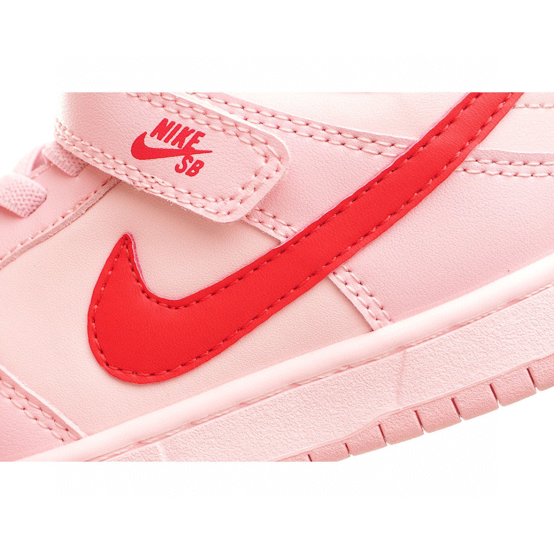 Kids Nike Dunk Low Triple Pink Red