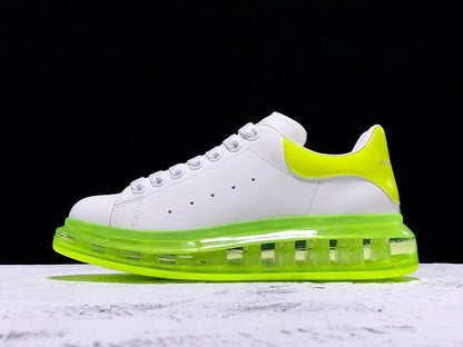 Alexander McQueen Sole Clear White-Neon Green